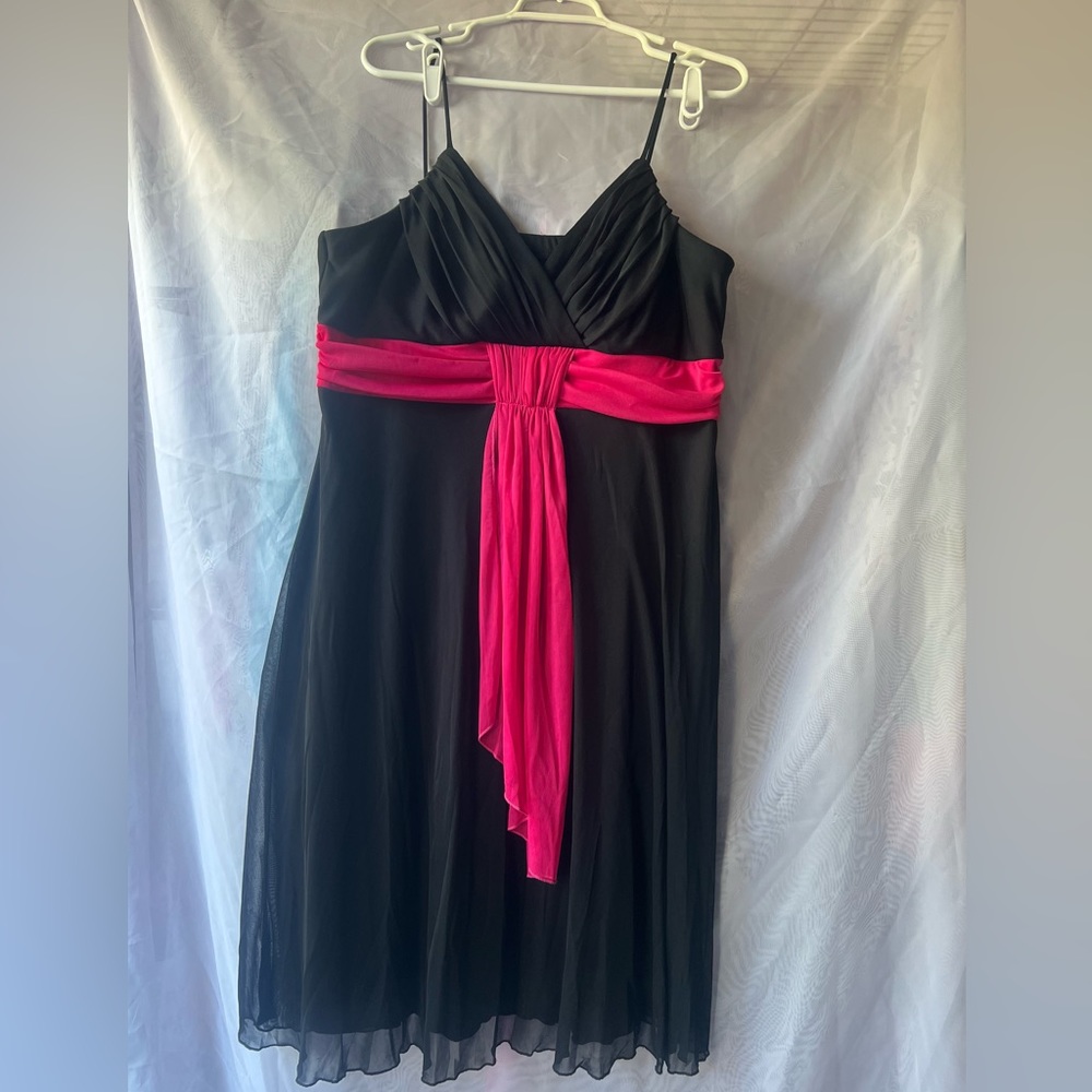 Studio 1940, size 14 black and pink dress
